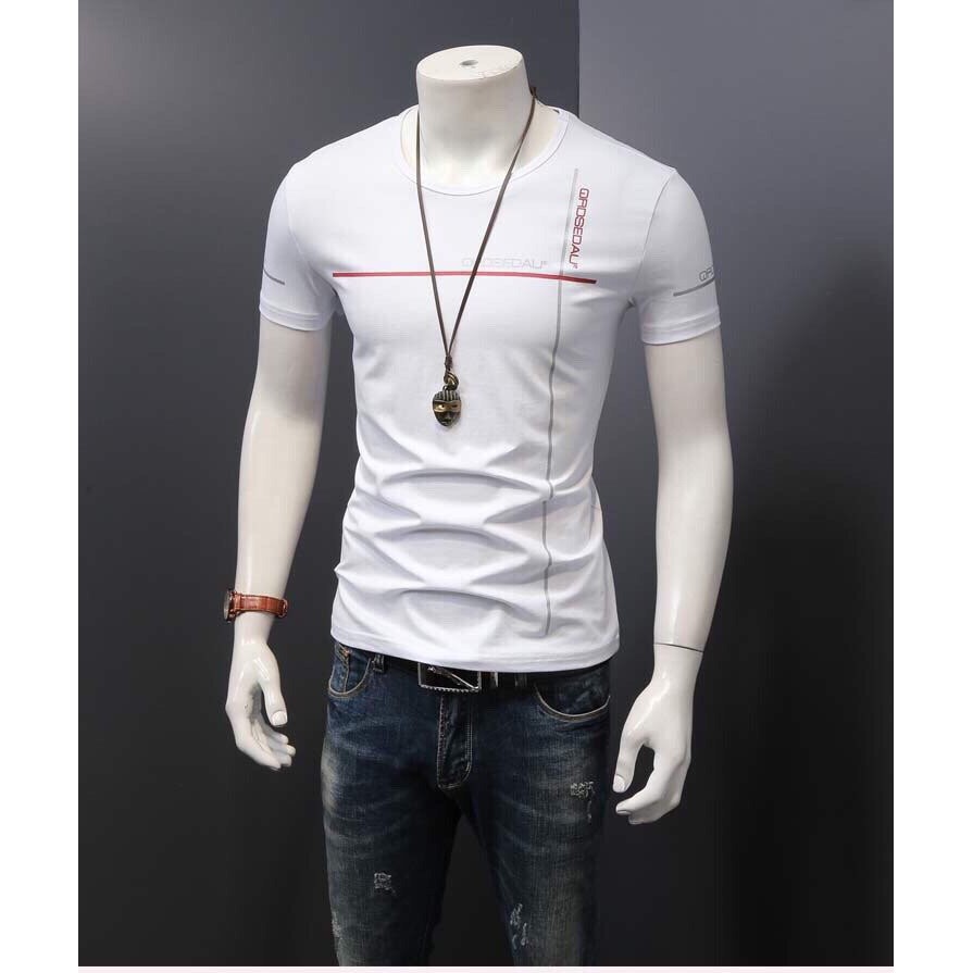 Áo thun nam Hàn Quốc tay ngắn thun cotton thấm hút tốt AHQ035 | BigBuy360 - bigbuy360.vn