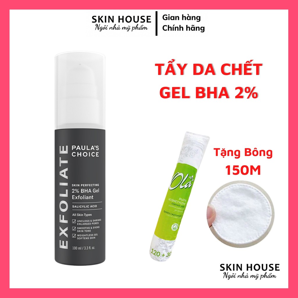 Tẩy tế bào chết Paulas Choice Gel BHA 2% - Paula's Choice 2040 Skin Perfecting 2% BHA Gel 100ml