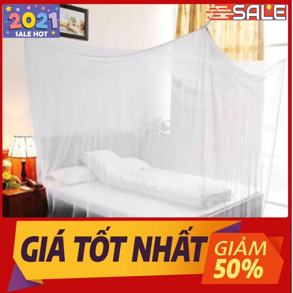 Màn tuyn trắng giá rẻ 1m6x2m