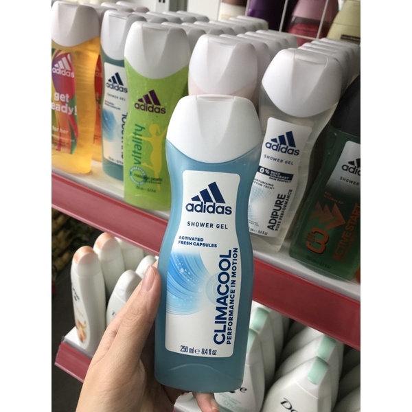 Sữa tắm nữ Adidas cấp ẩm dưỡng da lưu hương thơm lâu nội địa Châu âu