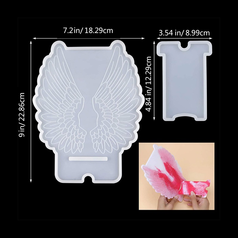 Khuôn Silicone Làm Giá Đỡ Điện Thoại Có Lỗ Sạc Tiện Dụng