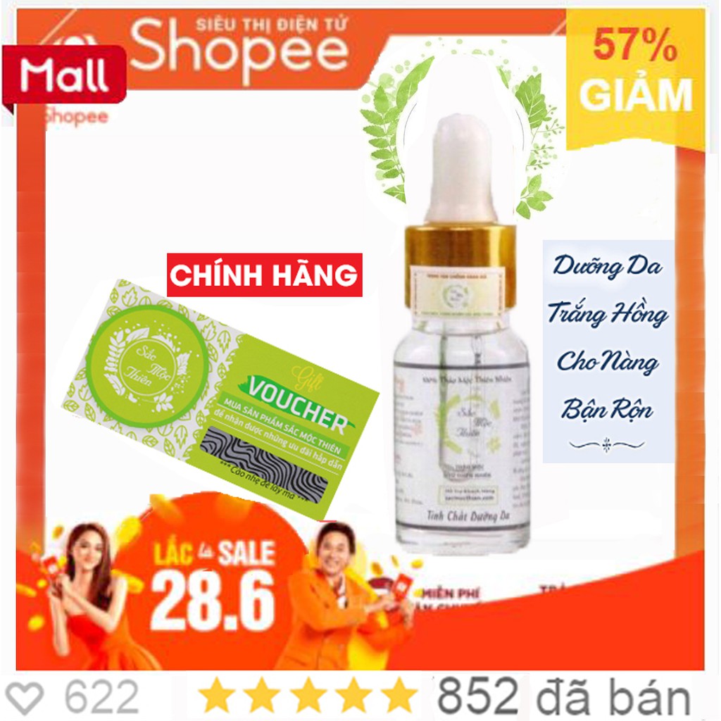 [Shop Chính] Dưỡng Da Bạch Thiên Thảo Sắc Mộc Thiên 10ml