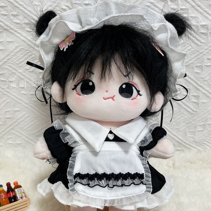 Spot cotton doll no attribute 20cm cm baby dress maid skirt doll change dress