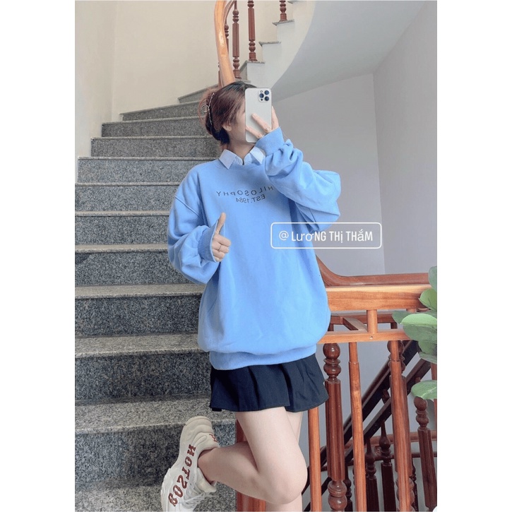 (HCM) Áo ni cổ chui fom cánh dơi tay phồng thời trang hàn quốc siêu xinh xắn , dành cho các bạn trẻ KOKO MI FASHION