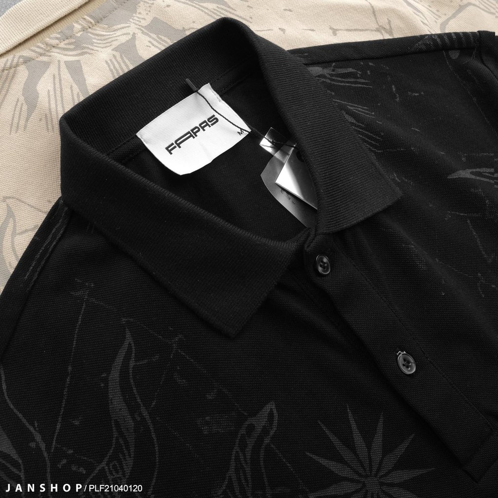 Áo Polo Nam Fapas Hoa Văn