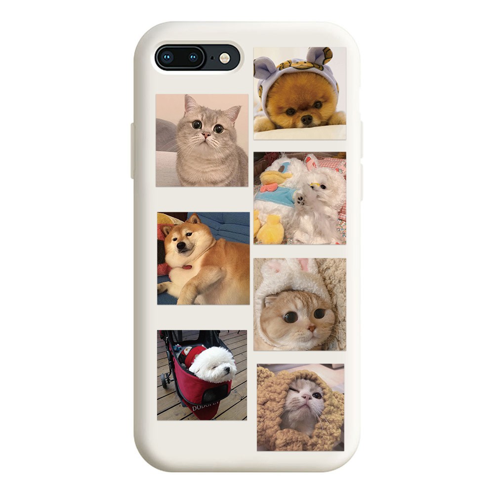 Set 10/25/50 miếng dán trang trí hình mèo đáng yêu chống thấm nước đa năng tiện lợi