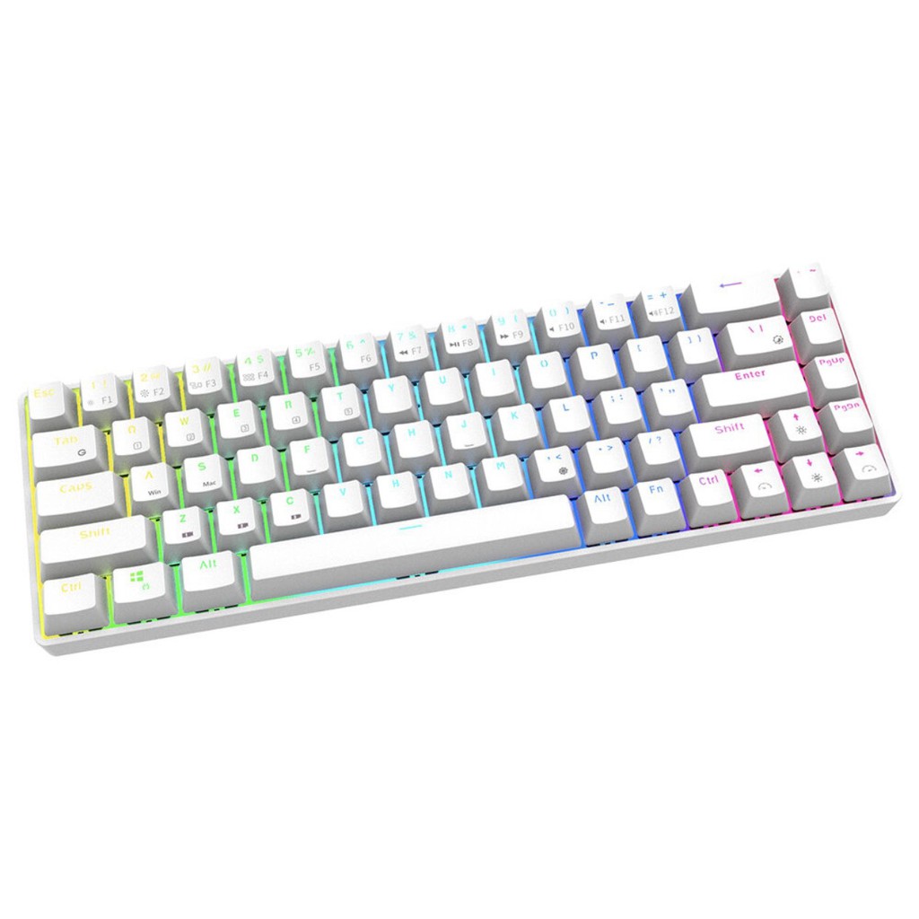 ROYAL KLUDGE RK855 RGB l Bàn phím cơ chơi game Royal Kludge RK68, 68 Phím Chế độ kép Bluetooth không dây 5.1 Type C