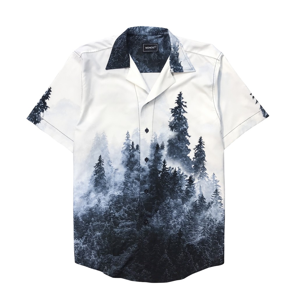 MENDE - Aqua Tree Shirt - áo sơ mi tay ngắn MENDE chính hãng | BigBuy360 - bigbuy360.vn