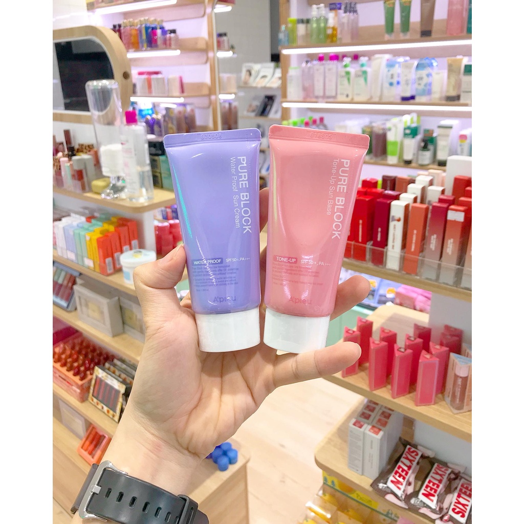 MBC M18 Kem chống nắng Apieu Pure Block 50ml các loại