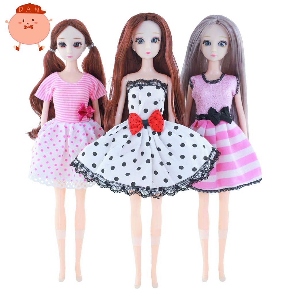 Đầm Cưới Đồ Chơi Búp Bê Dài 30Cm