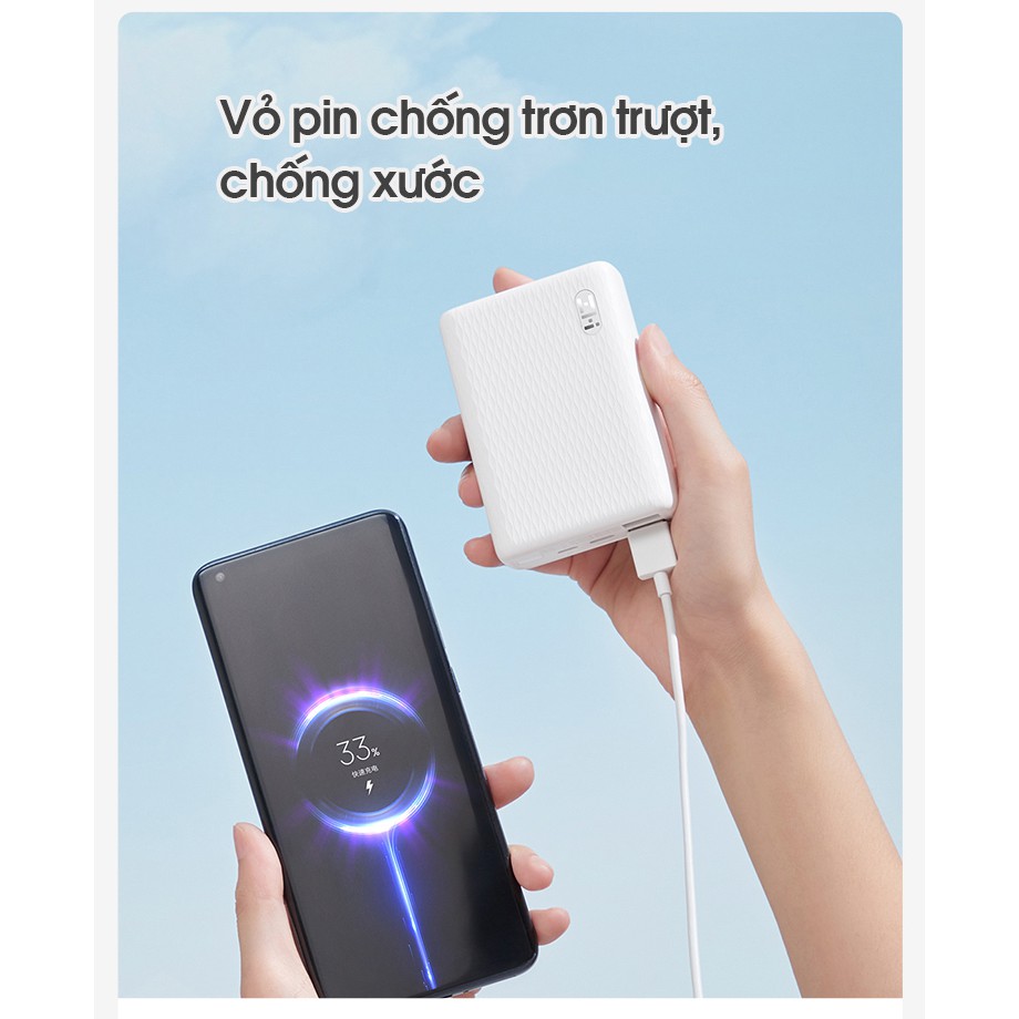 [Hỏa Tốc HCM] Pin Sạc Dự Phòng ZMI QB817 10000mAh Chuẩn PD - Sạc nhanh 22.5W