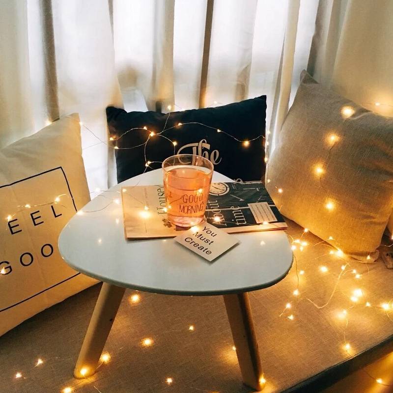 Đèn led 1M đom đóm, nút chai dùng trang trí DECOR hộp quà, bánh kem, thiệp ,phòng ngủ