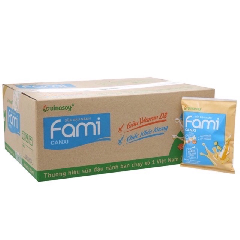 Thùng 40 Bịch Fami Canxi - 200ml