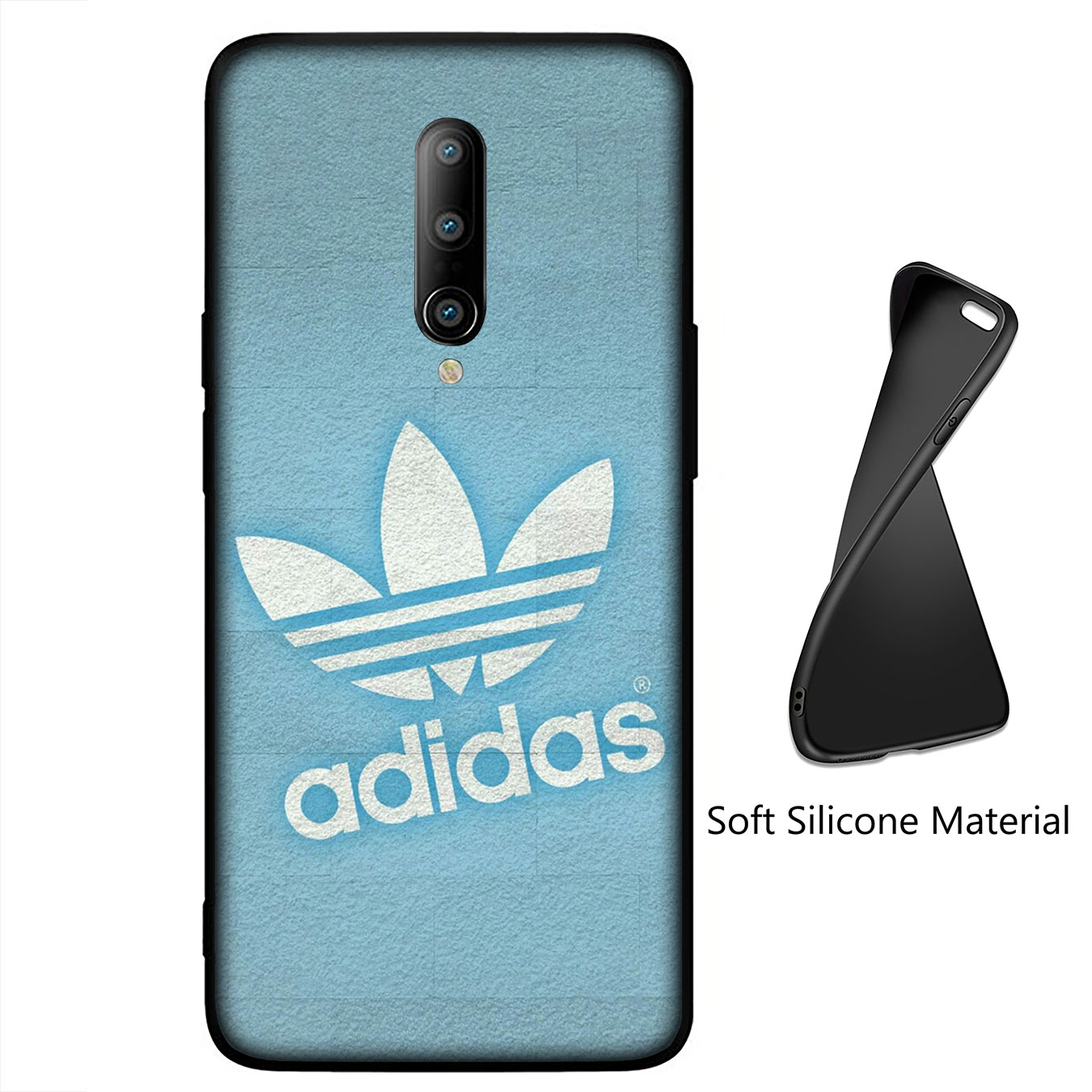 Ốp điện thoại silicon mềm hình hoa Adidas B2 cho Samsung Galaxy S9 S10 S20 FE Ultra Plus Lite S20 S9 S10 S20Plus