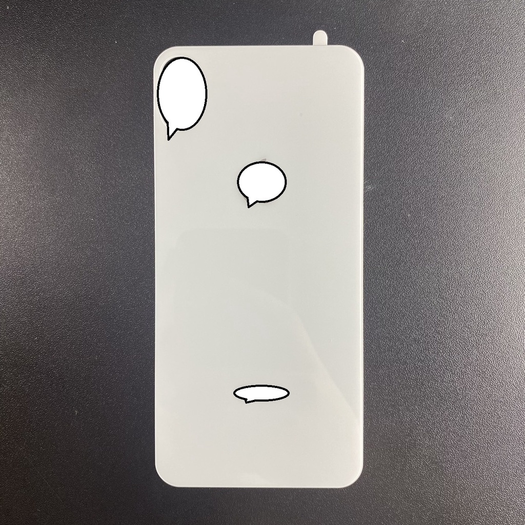 Kính cường lực mặt sau cho iphone 6 6s 7 8 6Plus 6sPlsu 7Plus 8Plus X Xr XsMax các màu: Đen, Đỏ, Trắng, Hồng Vàng, Trong
