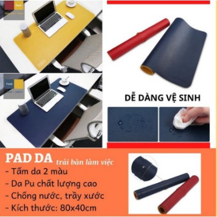 Thảm Deskpad Da Trải Bàn Làm Việc 2 Mặt - 80x40cm tiện lợi | BigBuy360 - bigbuy360.vn