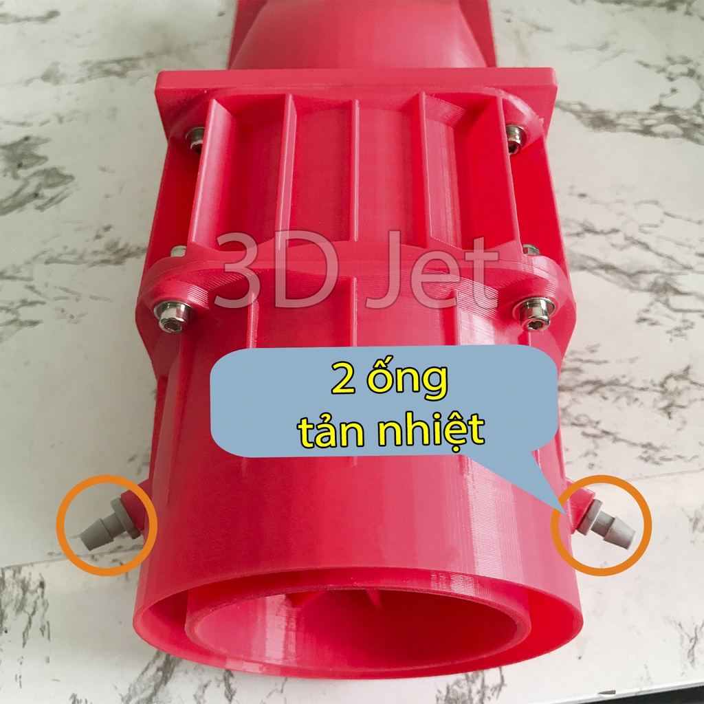 Động cơ Turbo Jet 100mm chế Ván Lướt Sóng