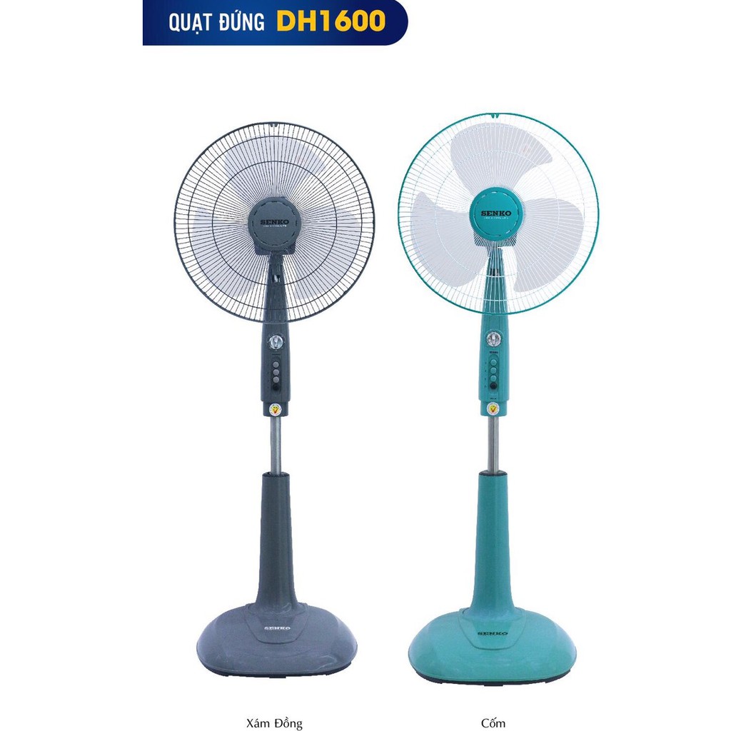 Quạt đứng hẹn giờ Senko DH1600(Mới)