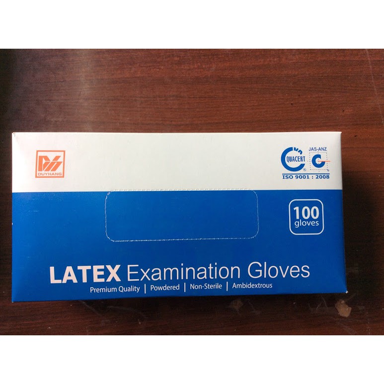 Găng tay y tế cao su Latex (hộp 50 đôi)