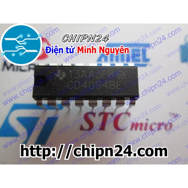 [3 CON] IC CD4094 DIP-16 (CD4094BE 4094)