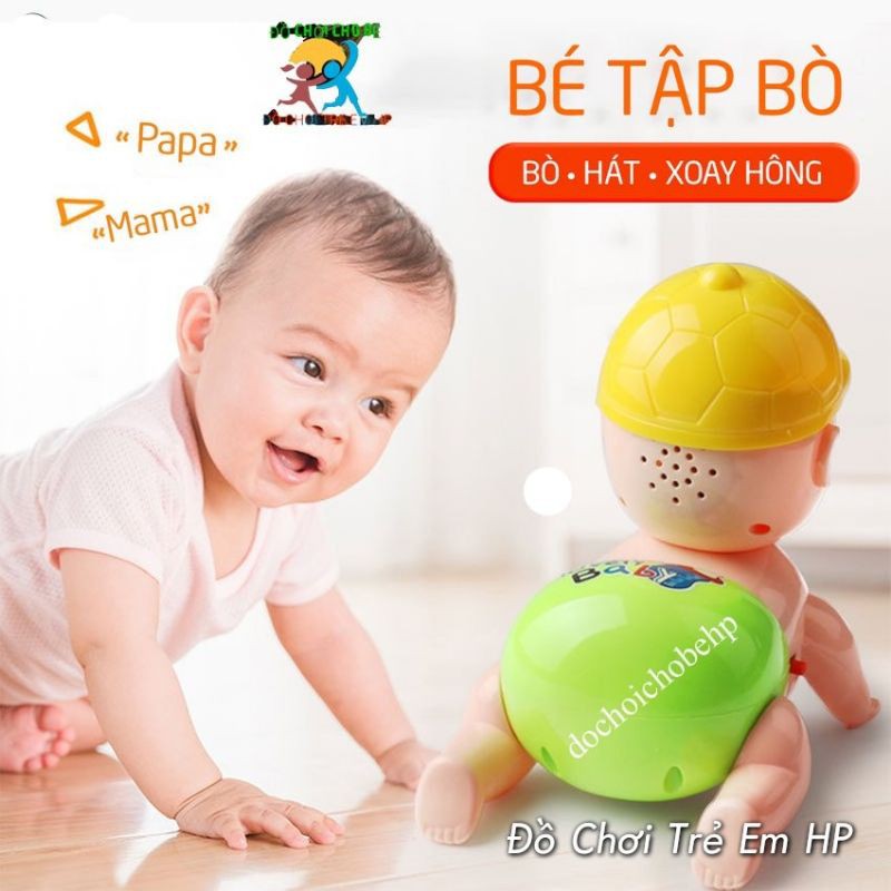 Đồ chơi cho bé học bò có nhạc có đèn búp bê bú bình cho bé sơ sinh