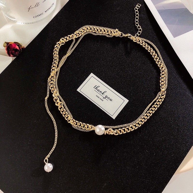 VÒNG CỔ CHOKER XÍCH NGỌC