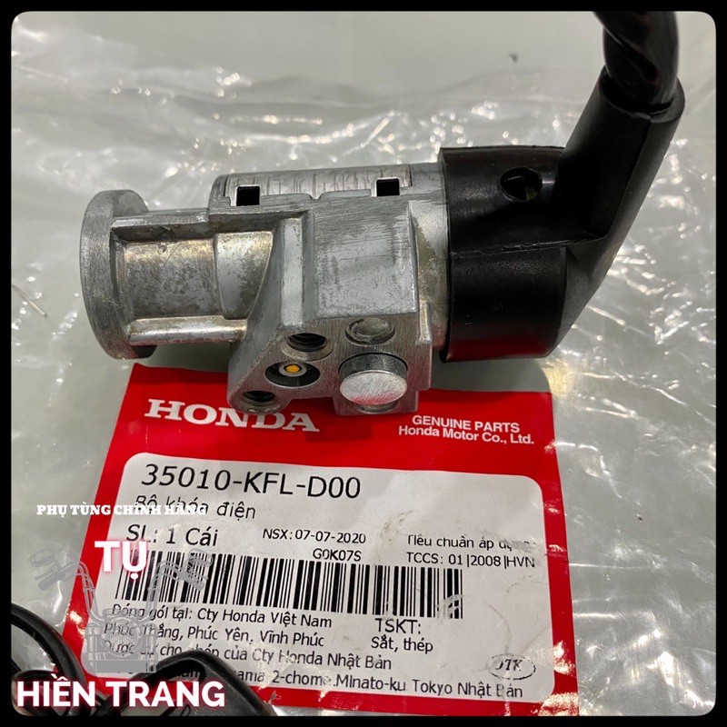 BỘ KHOÁ ĐIỆN VÀ KHOÁ YÊN ZIN WAVE ĐỜI ĐẦU 2001-2005 CHÍNH HÃNG HONDA