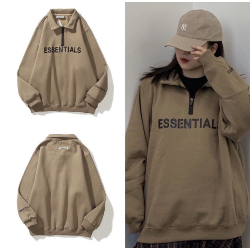 Áo polo cổ khóa ESSENTIALS(Nam,Nữ) | BigBuy360 - bigbuy360.vn