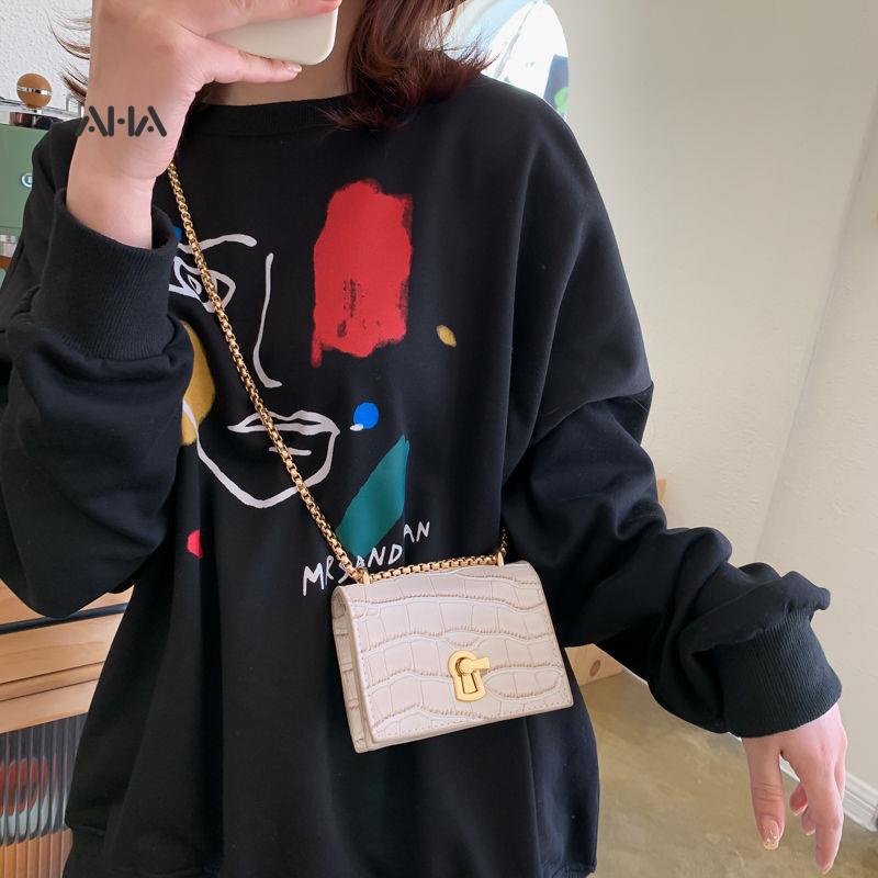 Túi đeo chéo mini AHA official phong cách phương tây thời trang mới cho nữ