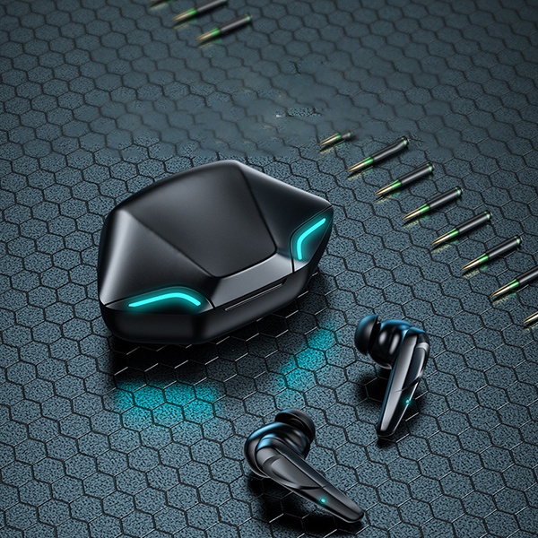 Tai nghe gaming bluetooth Apro366 TWS, bass mạnh mẽ, độ trễ cực thấp khi chơi game - có micro đàm thoại