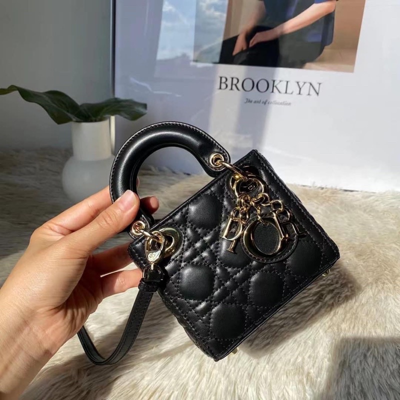 Túi xách Diior micro 14 cm nhỏ siêu hot Super Fullbox