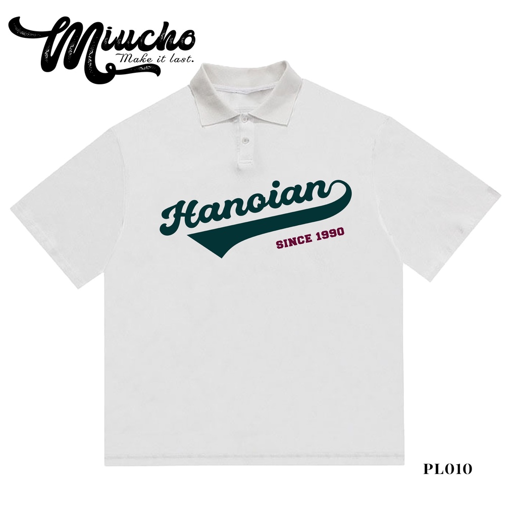 Áo polo nữ form rộng, áo thun polo nữ có cổ đẹp chất cotton form unisex PL010 Miucho basic