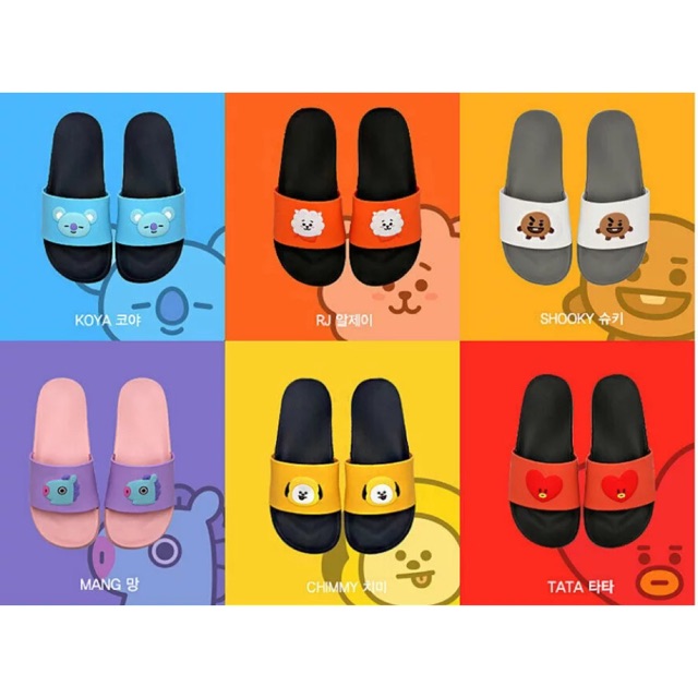 DÉP SLIPPERS BTS BT21 UNOFF