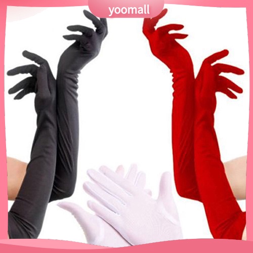 1 Đôi Găng Tay Dài Thời Trang Dùng Cho Cô Dâu Trong Tiệc Cưới