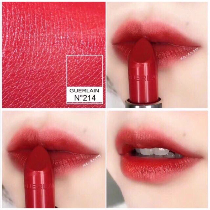 Son Guerlain màu 24 The Matte Lipstick – Sắc đỏ cổ điển như “nữ hoàng”