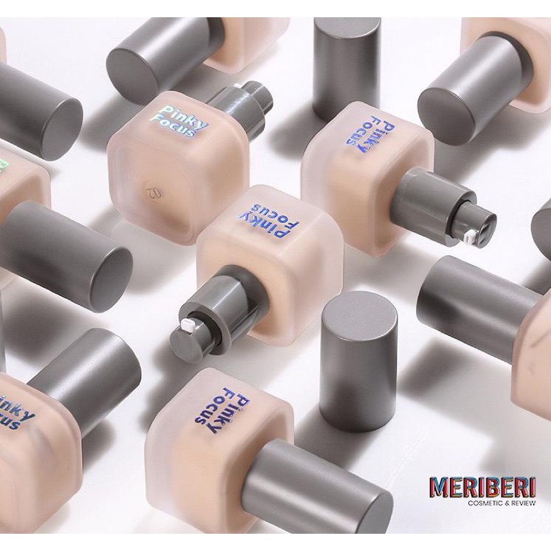 Kem nền Pinky Focus kết cấu đặc che khuyết điểm duy trì độ ẩm, lớp mỏng nhẹ, không nặng mặt | BigBuy360 - bigbuy360.vn