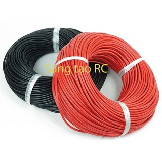 5m dây silicon chịu nhiệt cao, dẫn điện cục tốt 16AWG, 18AWG, 26AWG, 28AWG