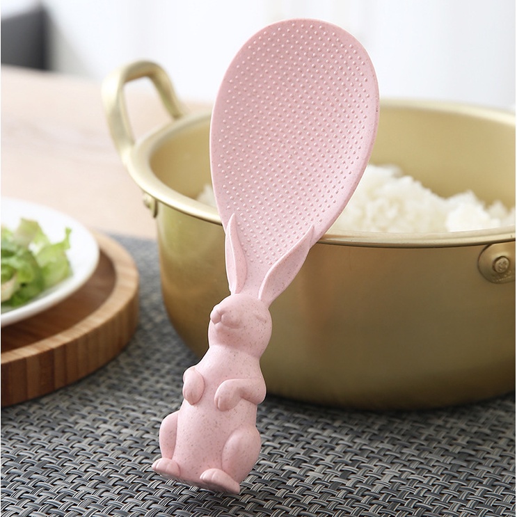 Muỗng Xới Cơm Hình Thỏ Dễ Thương