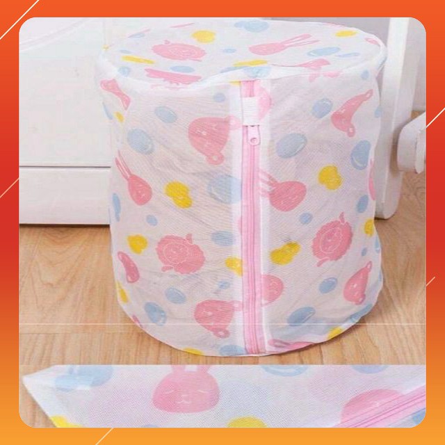 Set Túi Giặt Hoa Văn Dày Dặn 5 Chi Tiết
