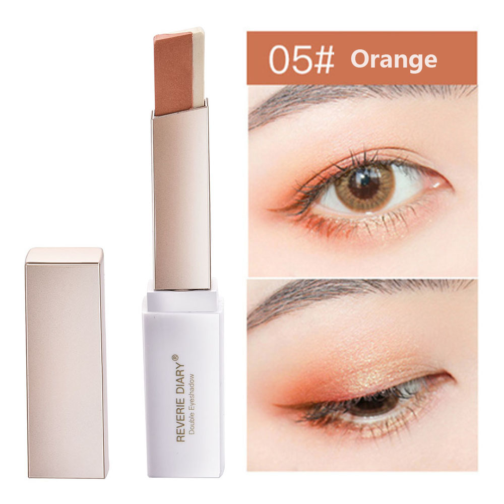 【sweet】woman waterproof long-lasting Matt gradient Two-color rotation Eyeshadow for beginner | BigBuy360 - bigbuy360.vn