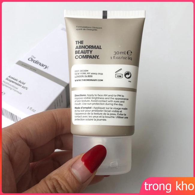 30G High-Adherence Makeup Primer Azelaic Acid Suspension 10% Multi functional Brightening Formula