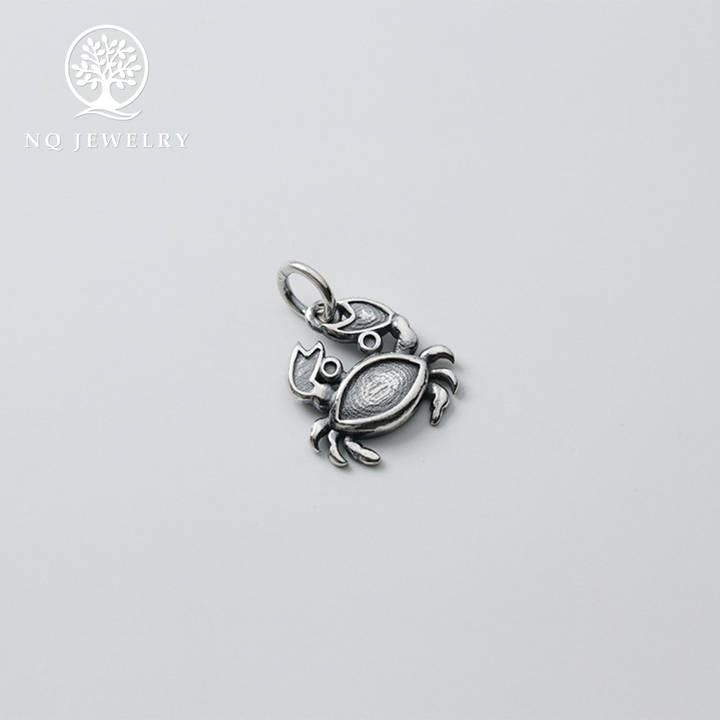 Charm bạc hình con cua treo - NQ Jewelry