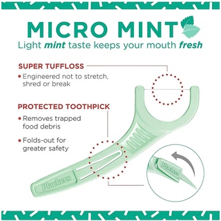 Tăm xỉa răng nha khoa Plackers Micro Mint Dental