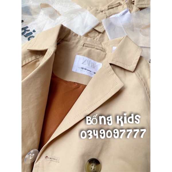 Áo TrenchCoat Bé Trai &amp; Bé Gái Be Nude ZR
