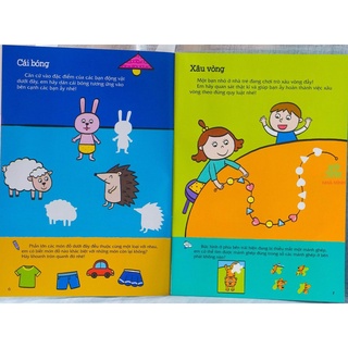 Sách - Combo 6 cuốn 300 Miếng Bóc Dán Thông Minh