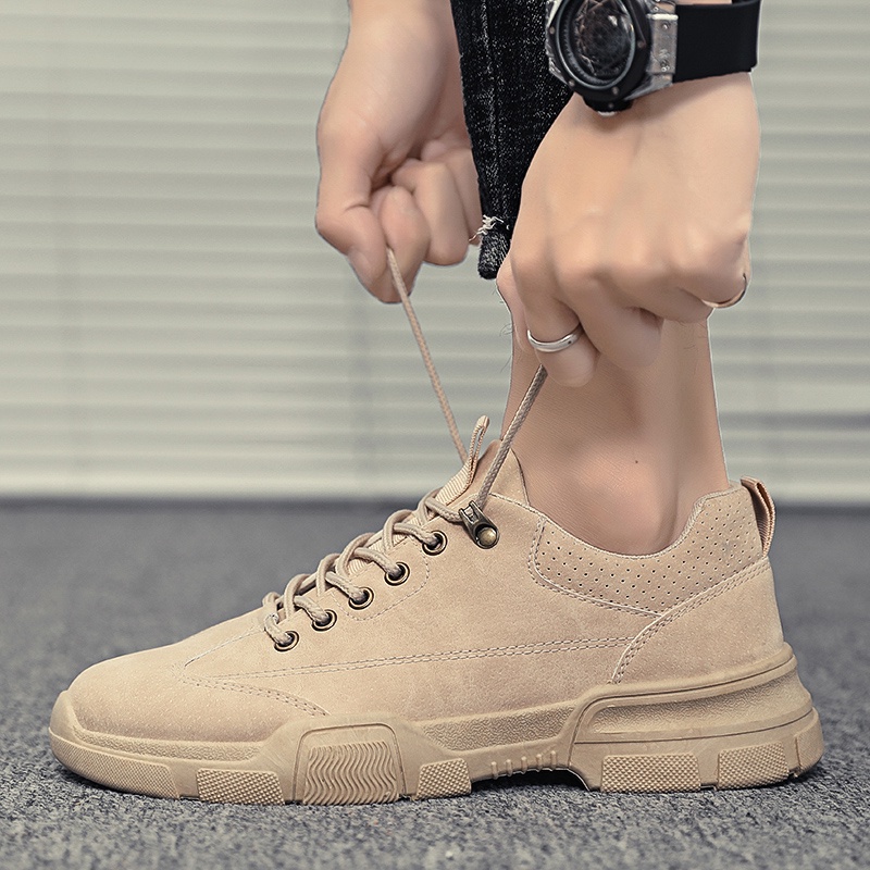 Giày Bốt Martin Cổ Thấp Phong Cách Anh Quốc Thời Trang Cho Nam | BigBuy360 - bigbuy360.vn