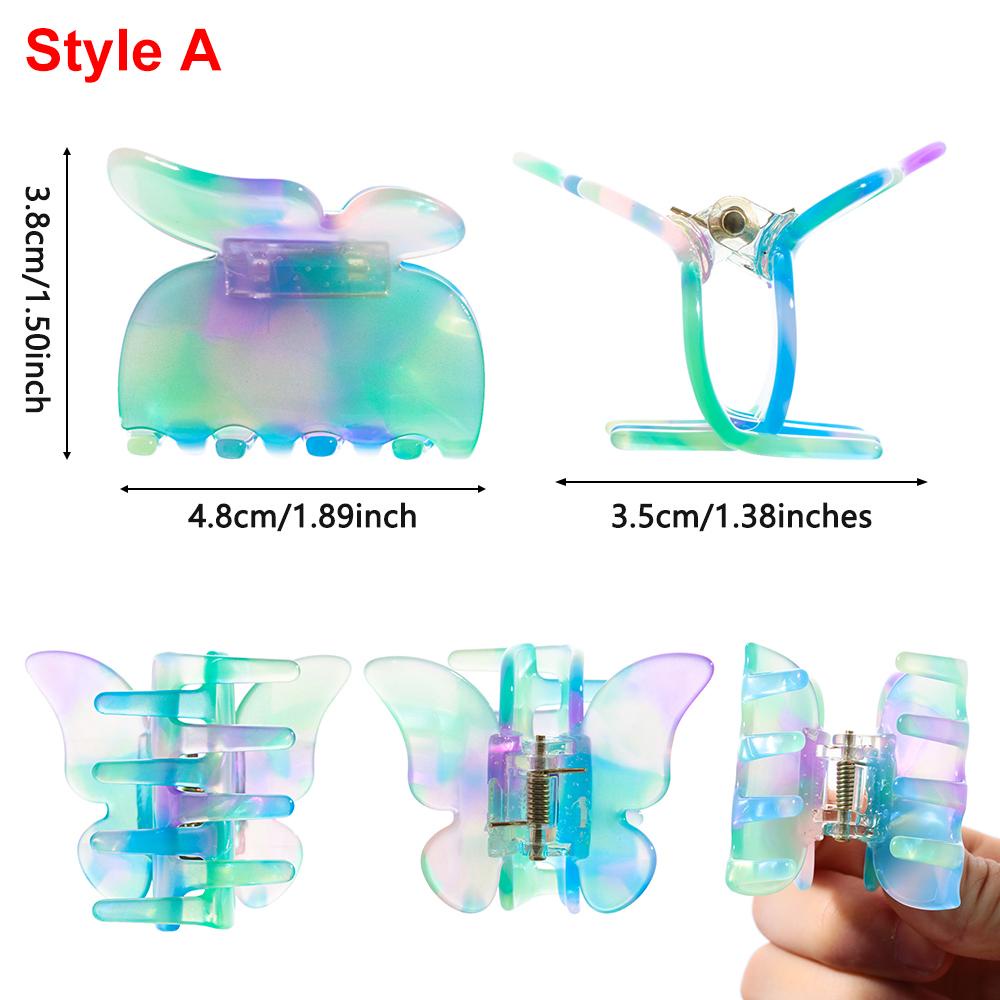 FOREVER Kẹp Tóc Càng Cua Bằng Acrylic Mỏng Phong Cách Pháp