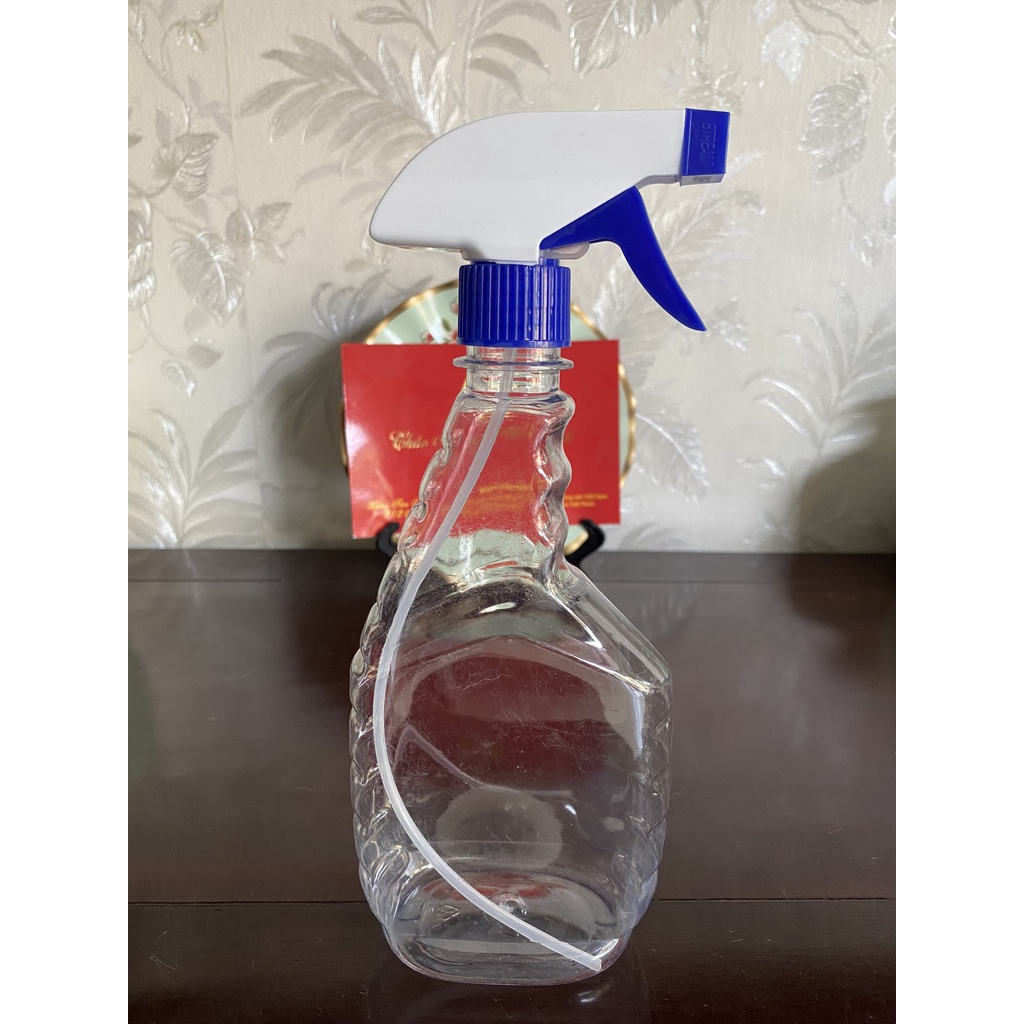 Chai xịt 500ml nhựa trong
