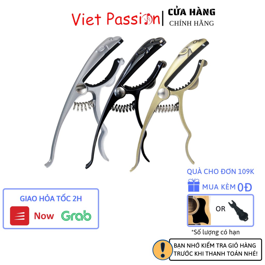 Capo guitar acoustic Con Báo cao cấp dành cho đàn guitar dây sắt vietpassion