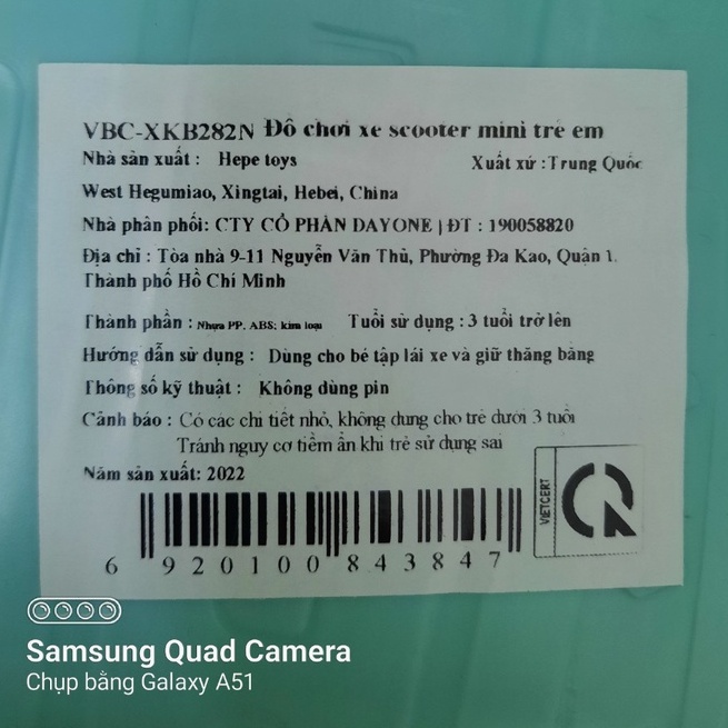 Xe Scooter Trẻ Em VBCare VBC-XKB282N